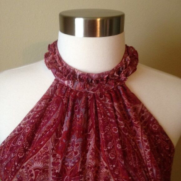 Ramy Brook New York Loretta Sleeveless Paisley Blouse XS - Picture 9 of 10